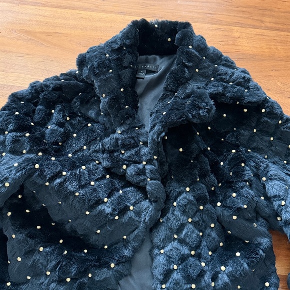 Sheri Bodell Black Rabbit Fur Jacket - Picture 9 of 9